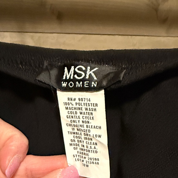 MSK Black Maxi Skirt - Picture 2 of 6
